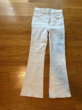 FRAME Denim White Flare Jeans